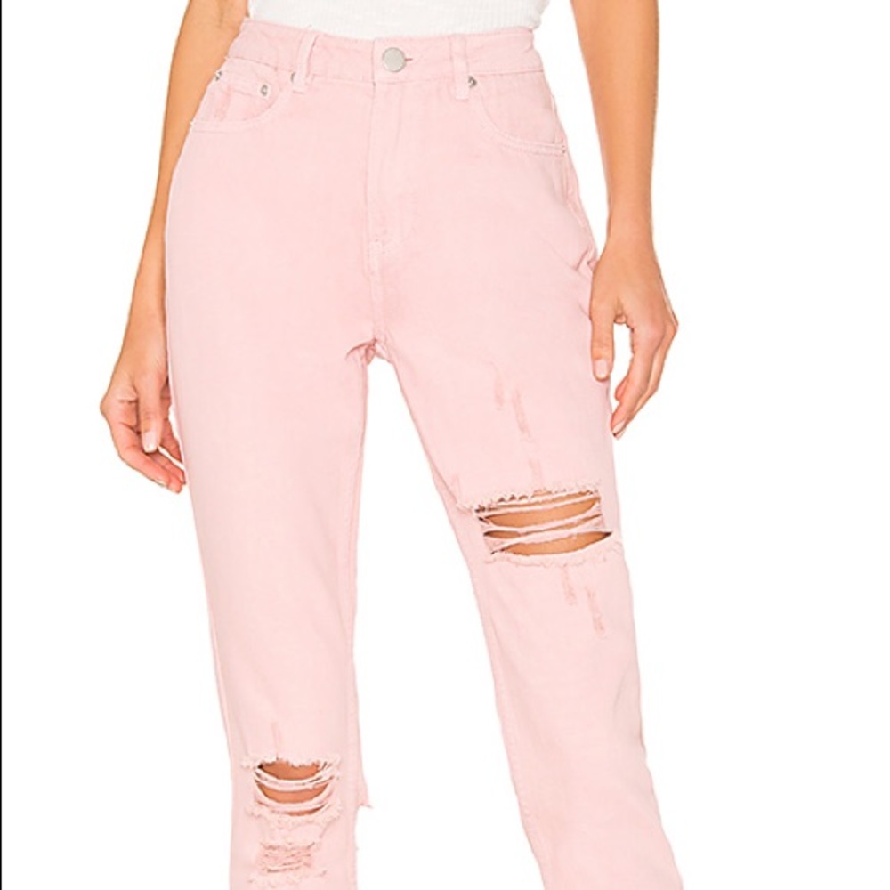 Superdown Fara Distressed Denim Pant